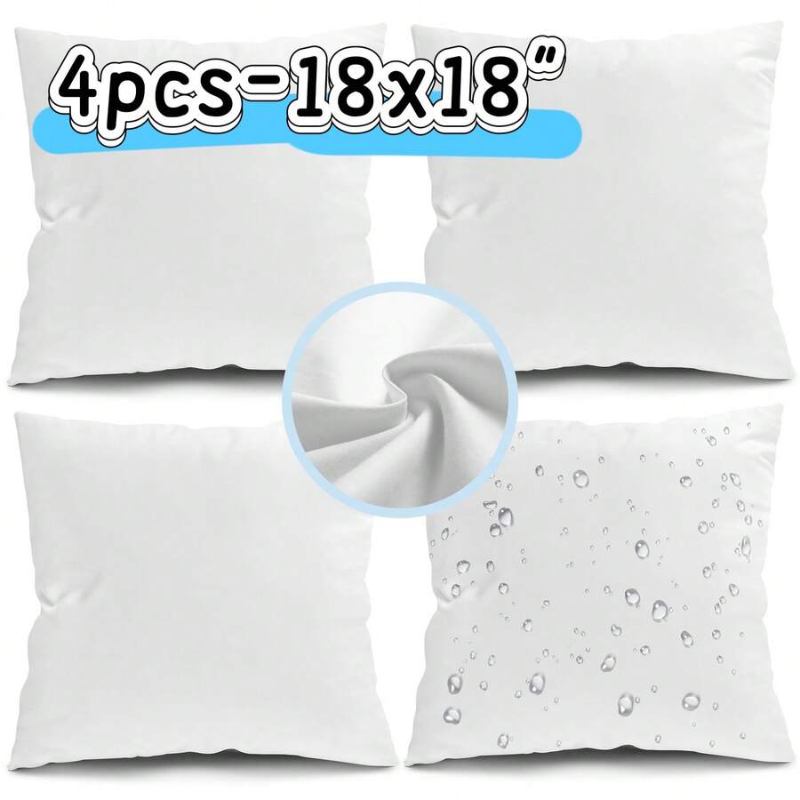 Pillow Insert 18X18 - عبوة من 4 قطع من حشوات