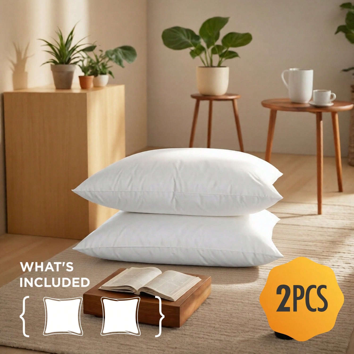 Pillow Insert 18X18 - عبوتان و4 عبوات من حشوات الوسائد
