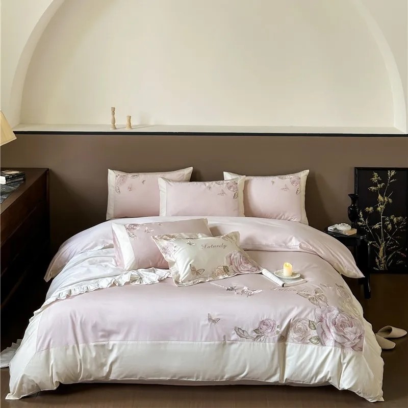 Home Textiles Premium - قسط القطن المصري الفراش مجموعة ،