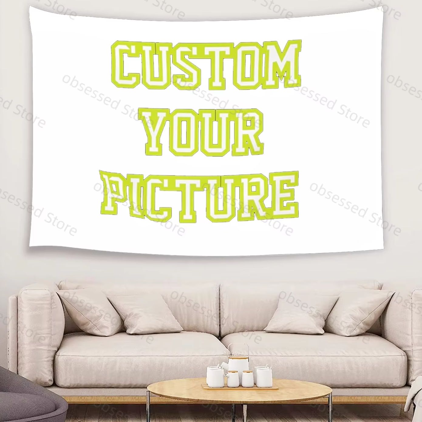 طباعة نسيج مخصص لصورك، زينة جد - مراجعة Home Textiles Usa وسعره