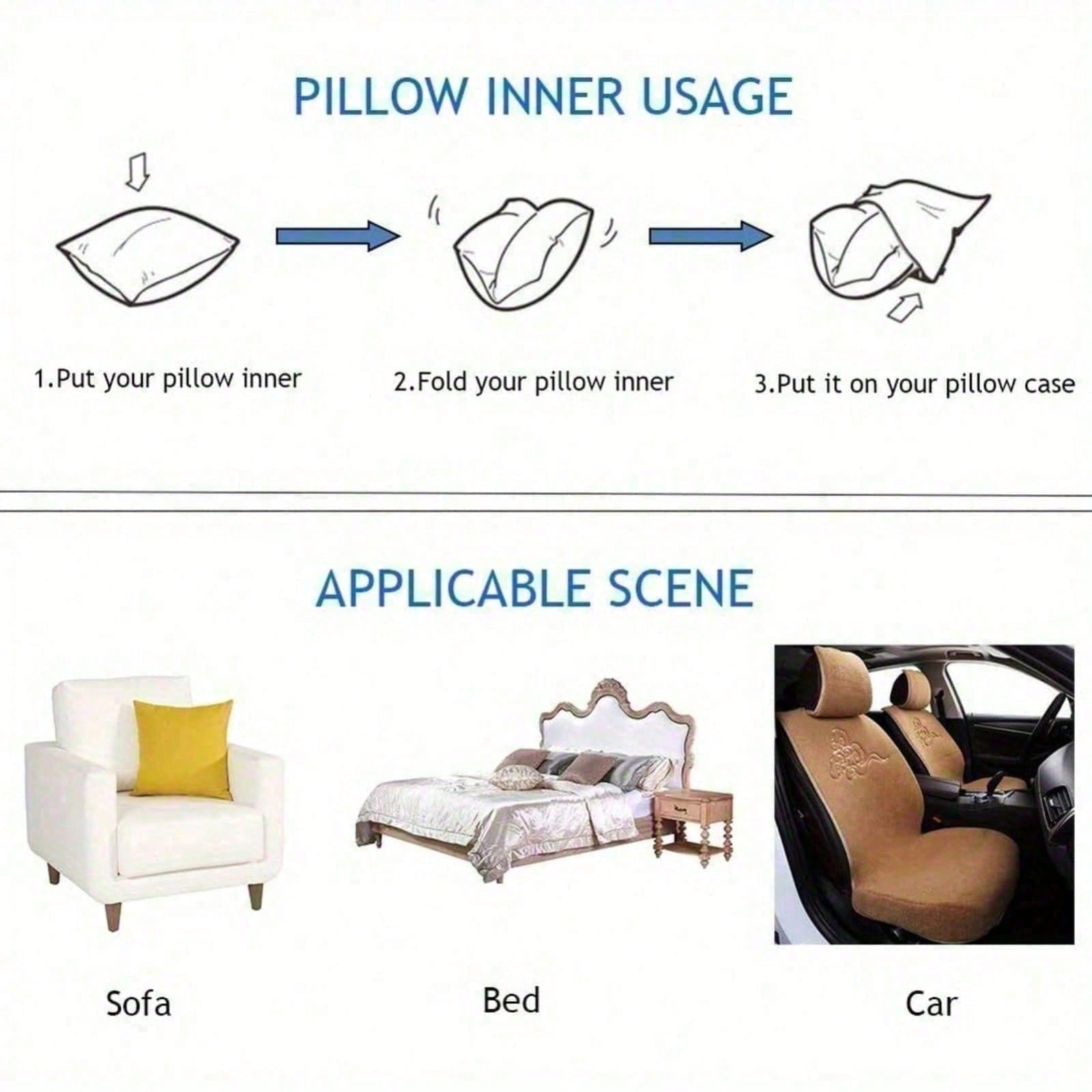 قطعة واحدة من غطاء الوسادة الش - مراجعة Pillow Insert 18X18 وسعره
