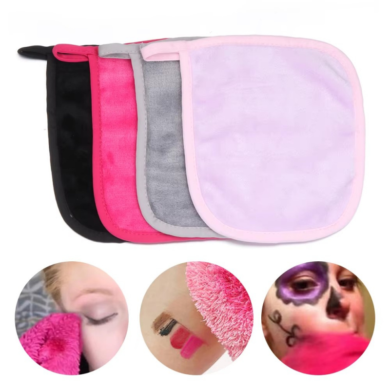 1-3 قطعة مزيل ماكياج الوجه إزا - مراجعة Home Textiles Face Towel وسعره