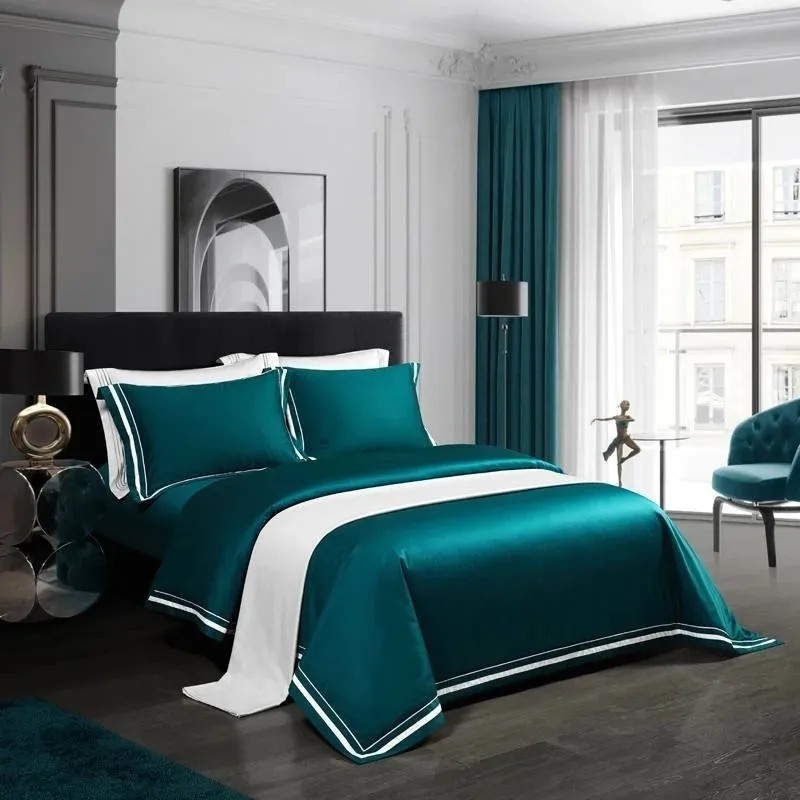 مجموعة غطاء لحاف قطن مصري ناعم - مراجعة Home Textiles Premium وسعره