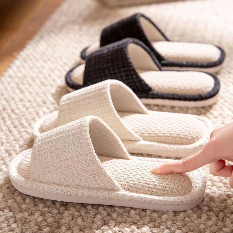 شباشب نسائية من الكتان مقاومة  - مراجعة Home Textile وسعره