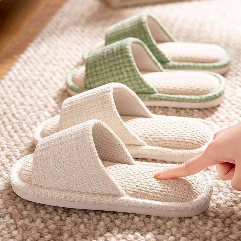 شباشب نسائية من الكتان مقاومة  - مراجعة Home Textile وسعره