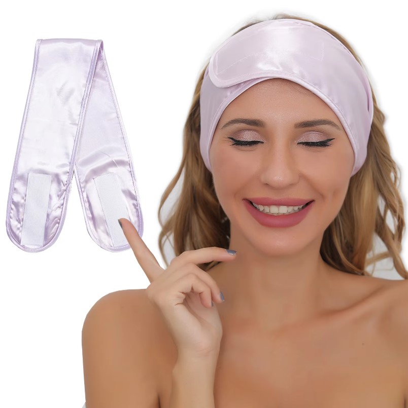 عصابة رأس نسائية من الساتان ال - مراجعة Home Textiles Face Towel وسعره
